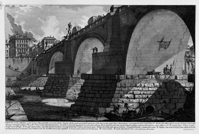 ポンテサンタンジェロ 作： Giovanni Battista Piranesi
